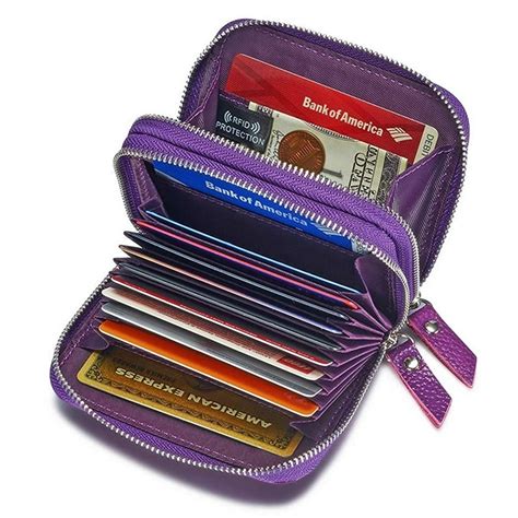 mini womens rfid credit card holder wallet|rfid blocking wallet for women.